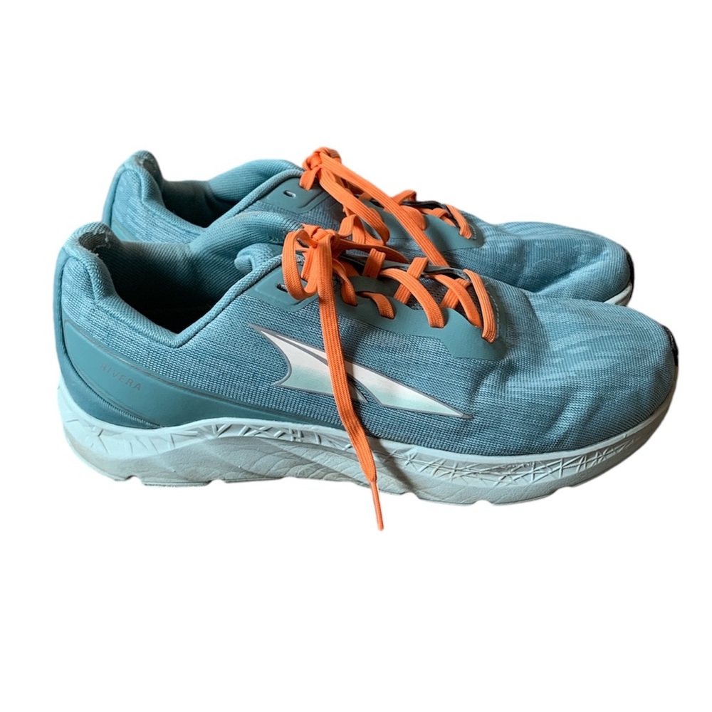 Altra Ego Running sneakers size‎ 8.5 teal blue orange hiking trail active shoes